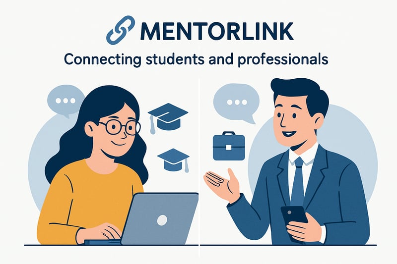 MentorLink platform connecting students and professionals